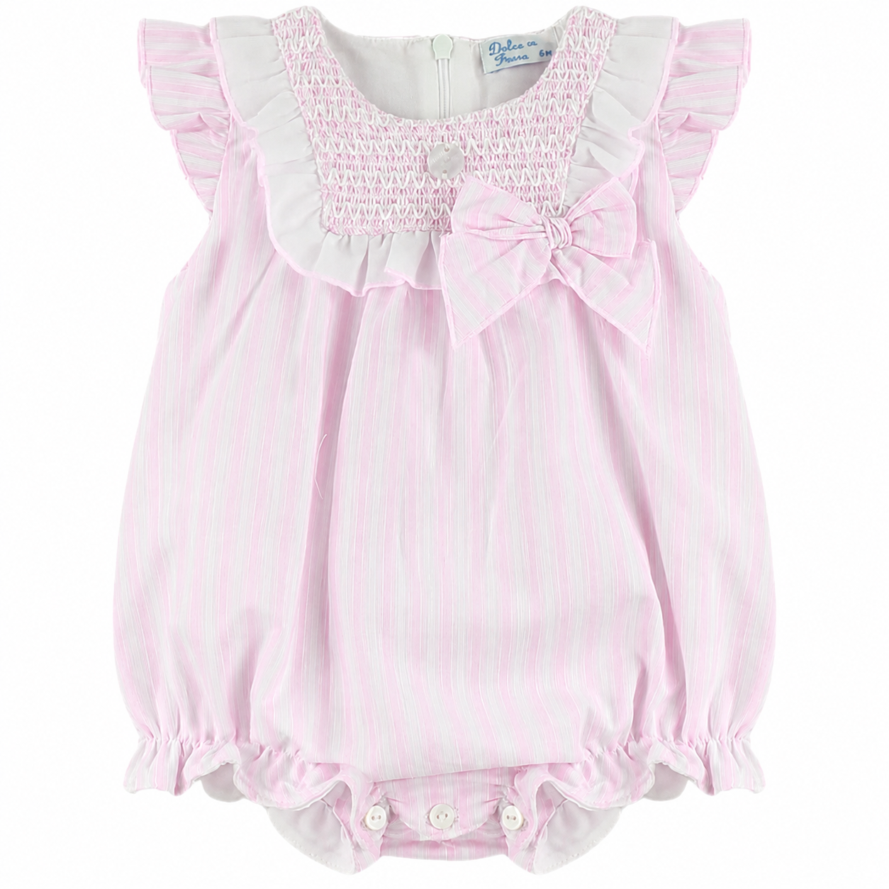 Pink Smocked romper