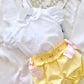 Bellarosa shorts set in yellow