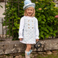 IN23-31 A-LINE BLUE DRESS
