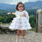 IN23-25 Organza cream heart dress