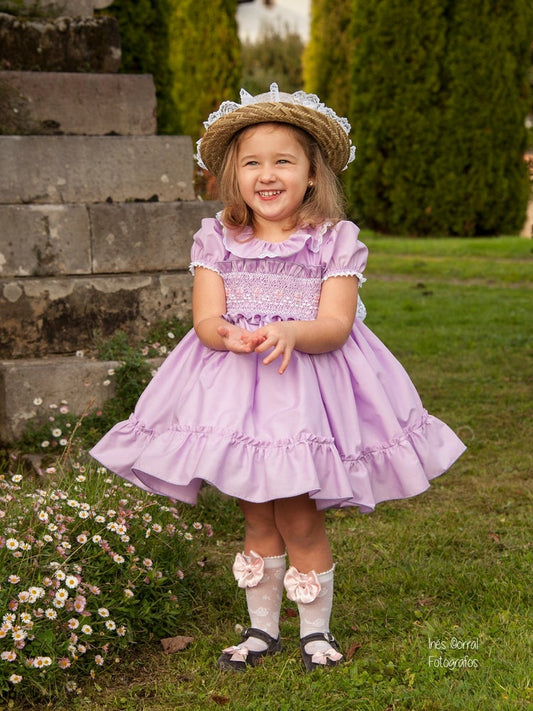 Sonata- lilac smock