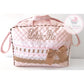 Personalized baby bags.