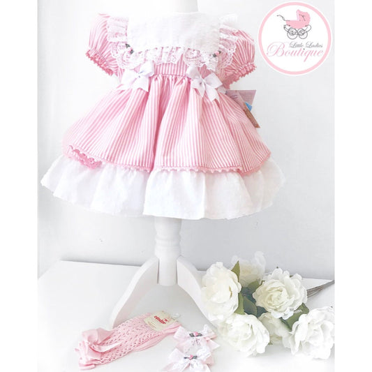 Candy stripe Vintage Bib Puffball