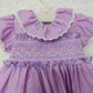 Sonata- lilac smock