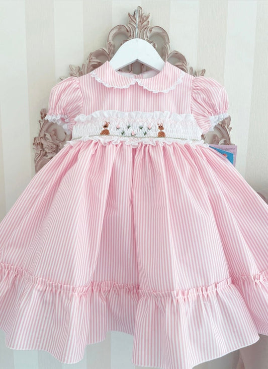 Sonata pin stripe bunny dress