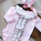Ela pink romper