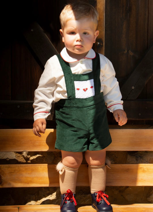 IN22-20 Smocked shirt and shorts