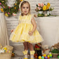 PC23-09 Lemon smocked dress