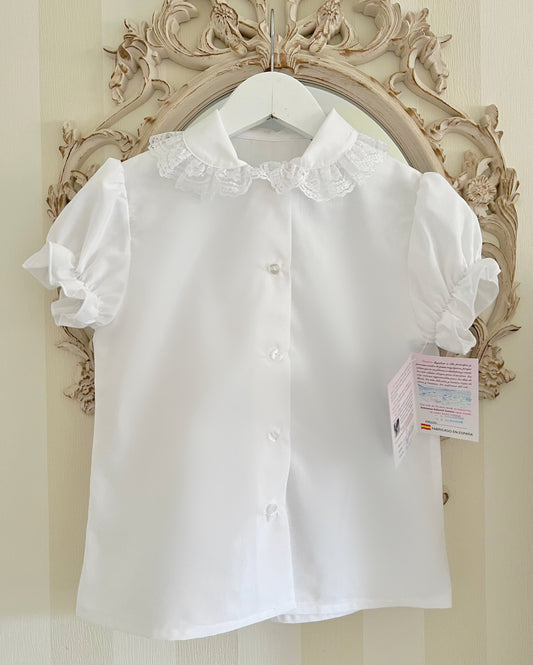 School lace blouse