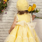 PC23-09 Lemon smocked dress