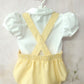VE23-15 YELLOW STRIPE ROMPER SET