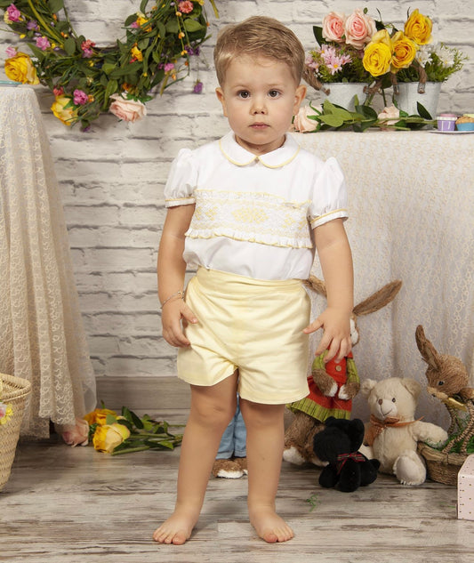 PC23-13 boys smocked set