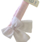22264 HEADBAND PINK & WHITE