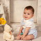 VE23-15 BLUE STRIPE ROMPER SET