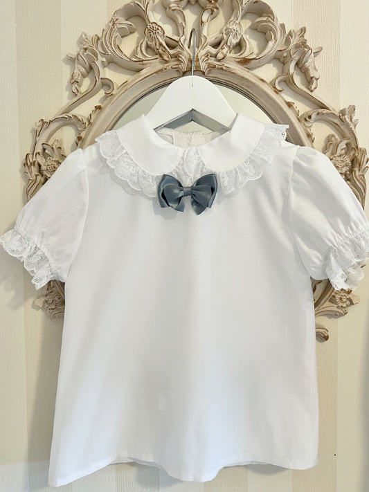School blouse with bow