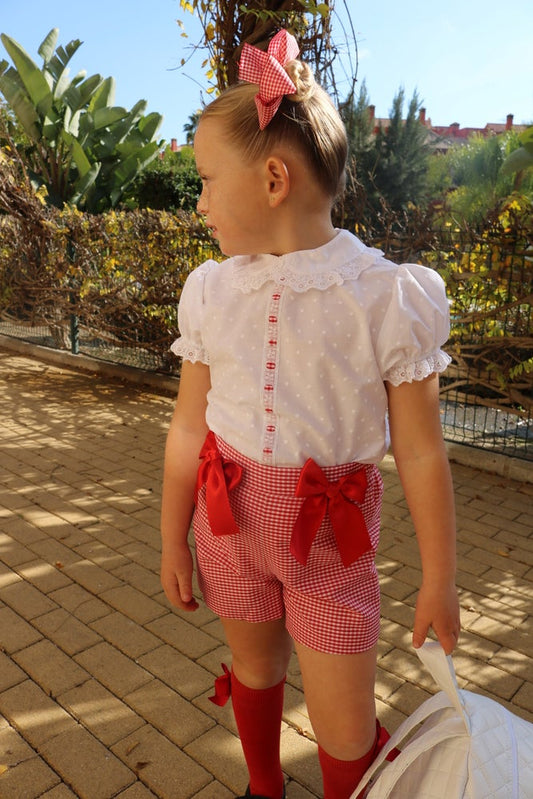 Summer school Shorts Set
